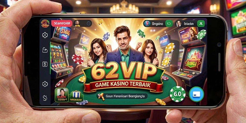 Tampilan menarik dari gameplay Kasino 62VIP.