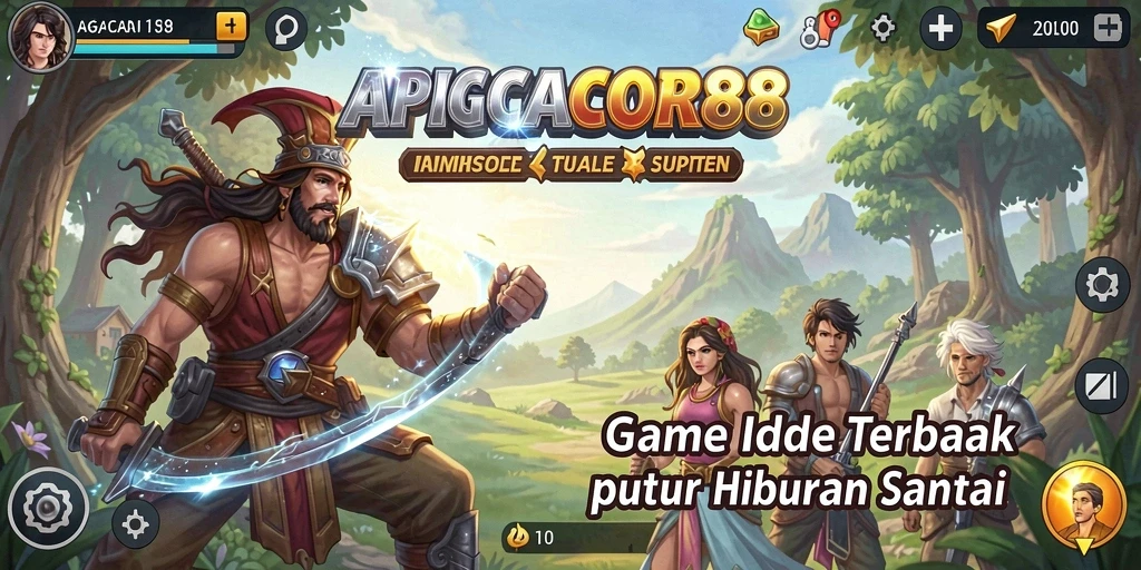 Tampilan gameplay APIGACOR88 yang santai dan menghibur.