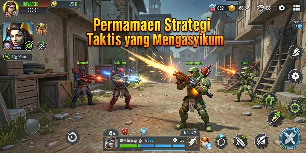 Tangkapan layar utama dari gameplay <strong>DAYA138</strong> menampilkan aksi strategi yang mendebarkan.