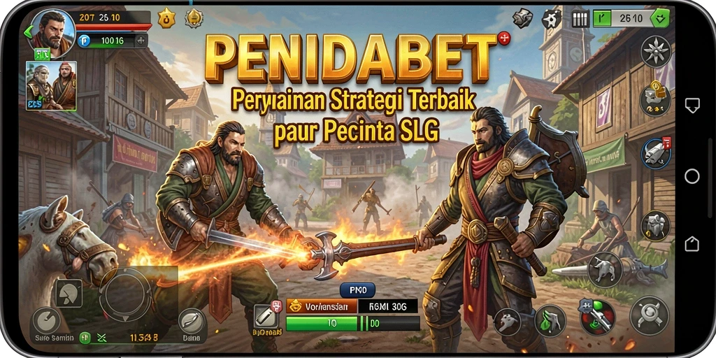Tangkapan layar utama PENIDABET menampilkan aksi pertempuran epik dan strategi cerdas.