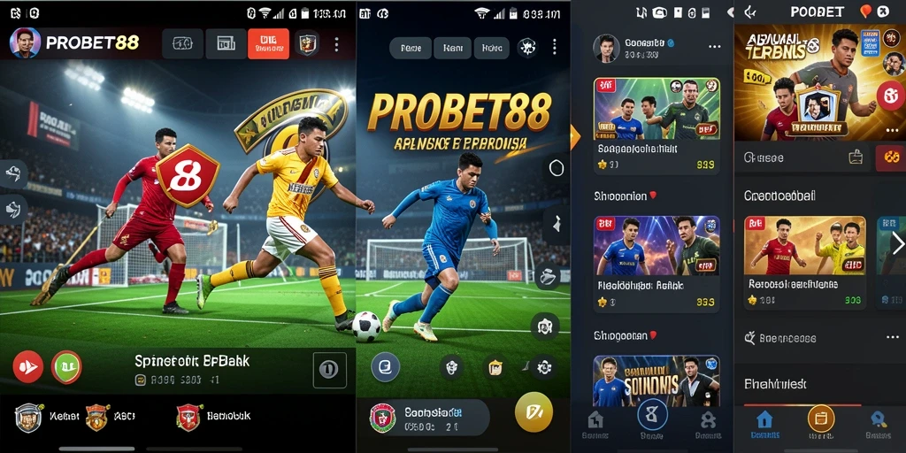 Tampilan menarik dan interaktif dari permainan Sportsbook PROBET88.