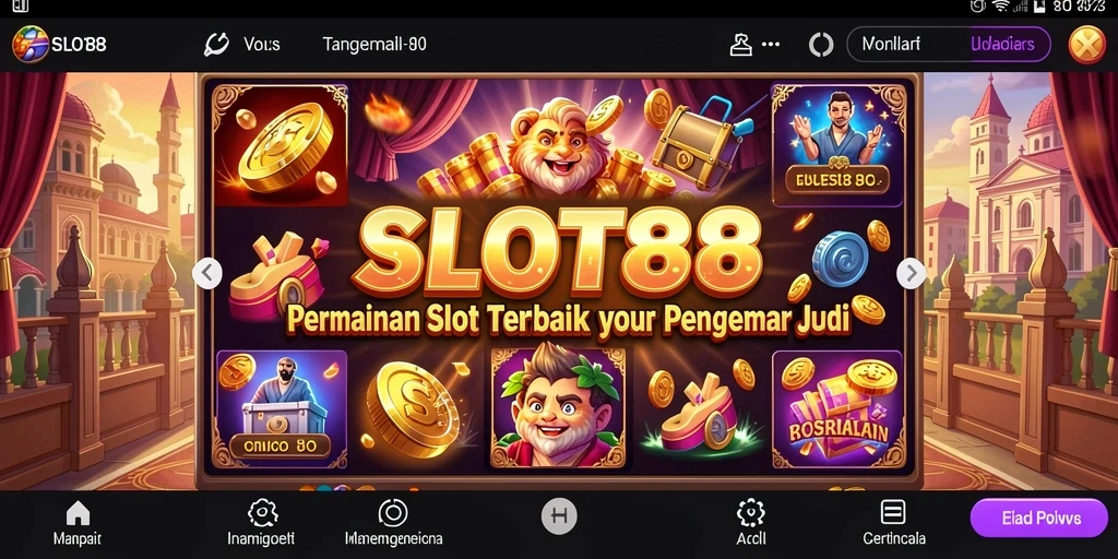 Tampilan gameplay SLOT88 yang mengasyikkan dan penuh warna.