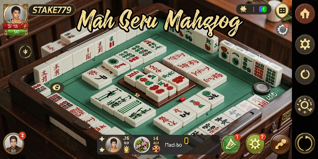 Screenshot utama STAKE779 menampilkan gameplay Mahjong yang seru dan penuh tantangan.