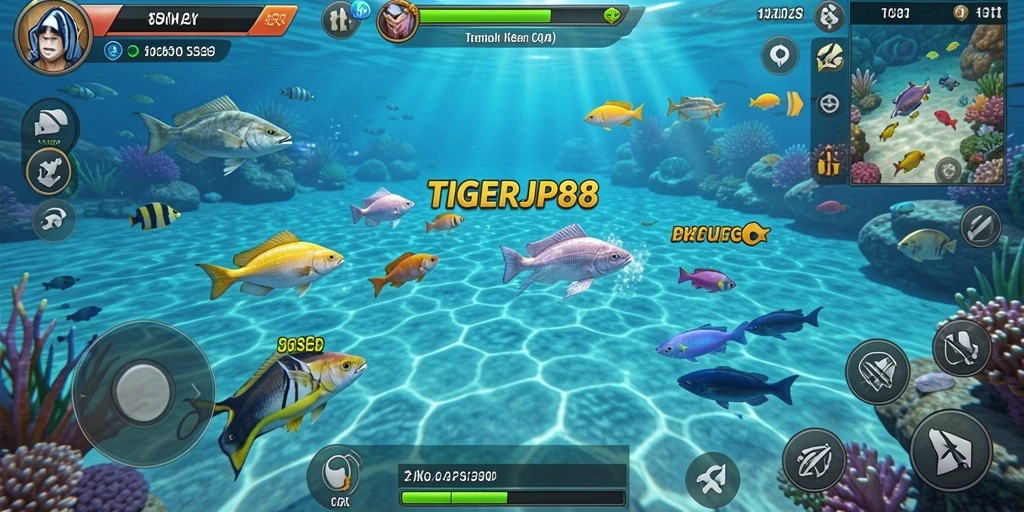 Tangkapan ikan dengan grafis menakjubkan dalam TIGERJP88.