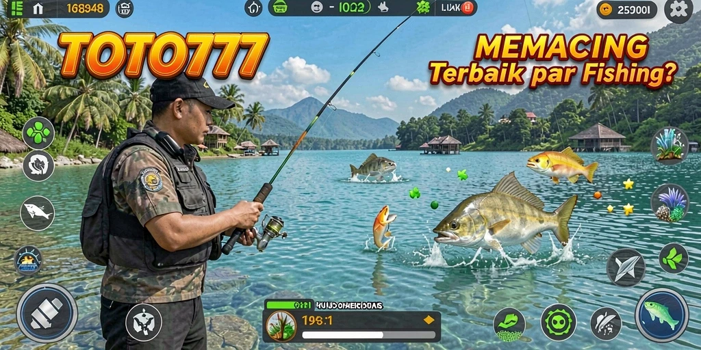 Gameplay TOTO777 menampilkan aksi memancing yang seru dan mengasyikkan.