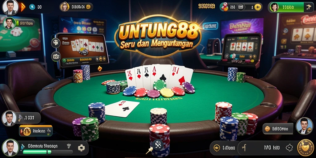 Tampilan gameplay UNTUNG88 dengan pengalaman poker yang menarik.