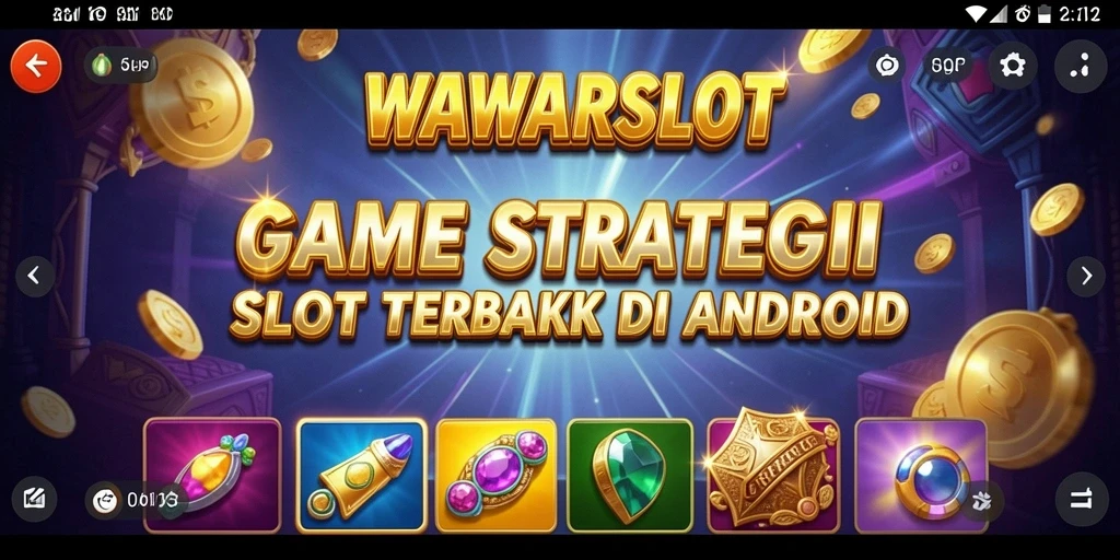 Tampilan permainan slot yang menarik dan interaktif di WAWARSLOT.